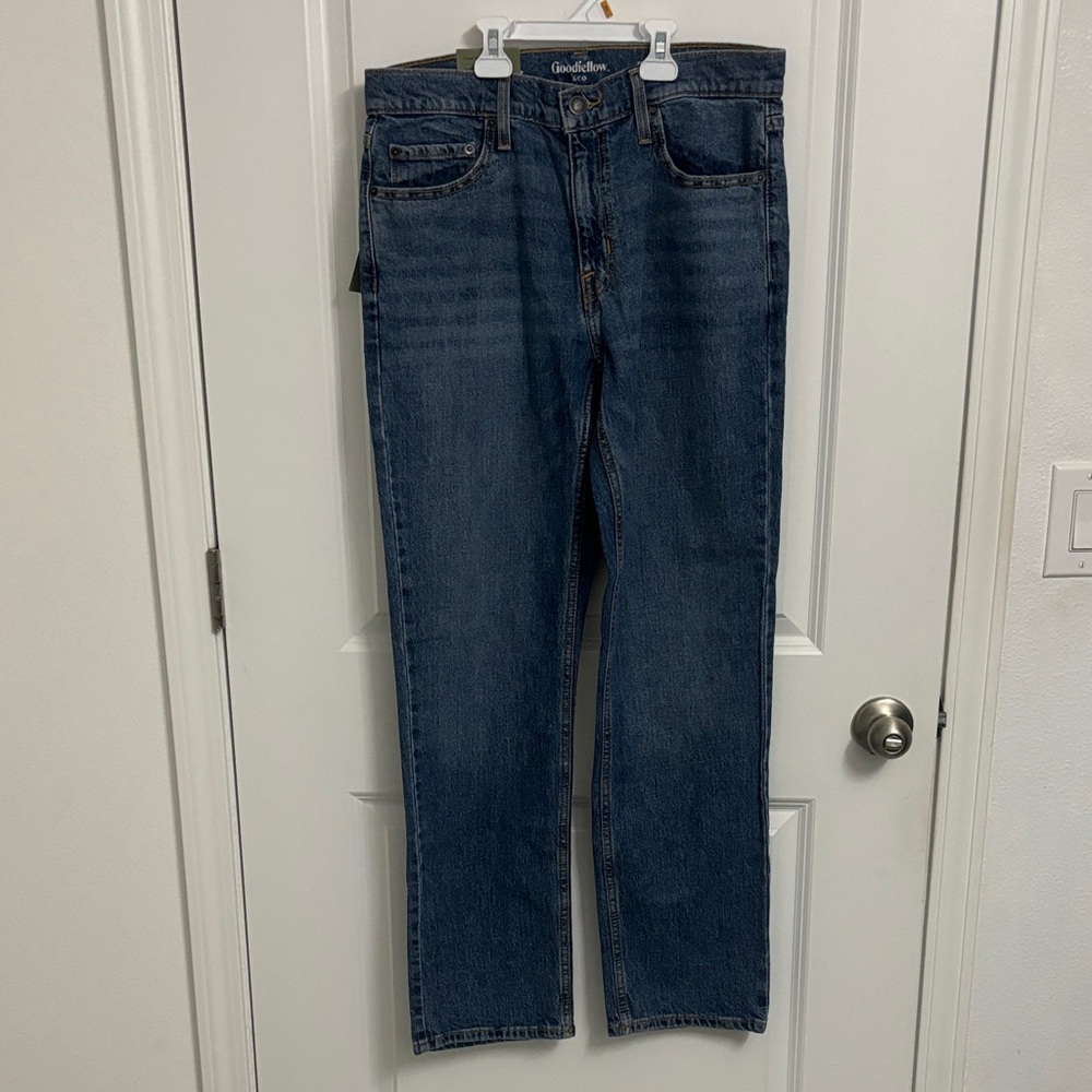 Goodfellow & Co Men's Blue Straight Jeans